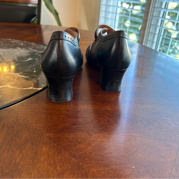 EUC💫MIZ MOOZ Franki Mary Jane Pumps Elegant Black Leather Women's Shoes size 10 - Picture 11 of 16